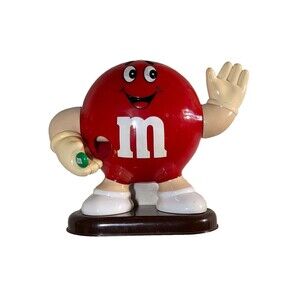 M&M Dispenser Red 1992 Mars Incorporated Made In Thailand